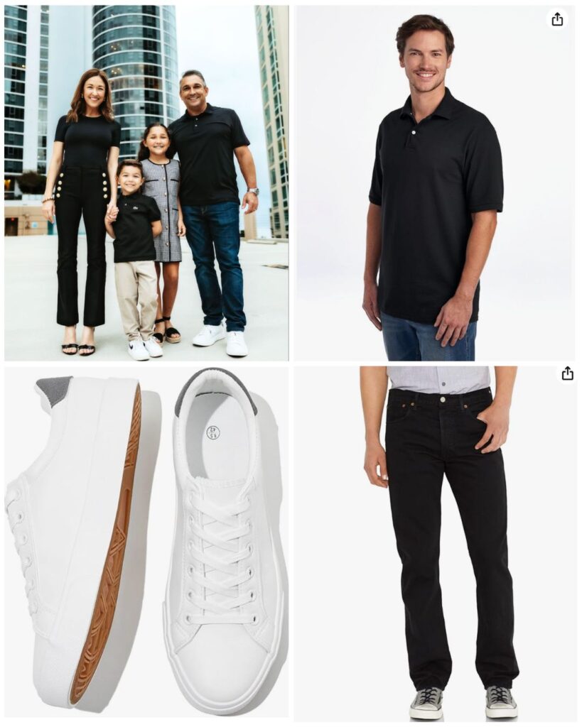 Storyboard for Dad Outfit for Family Photos