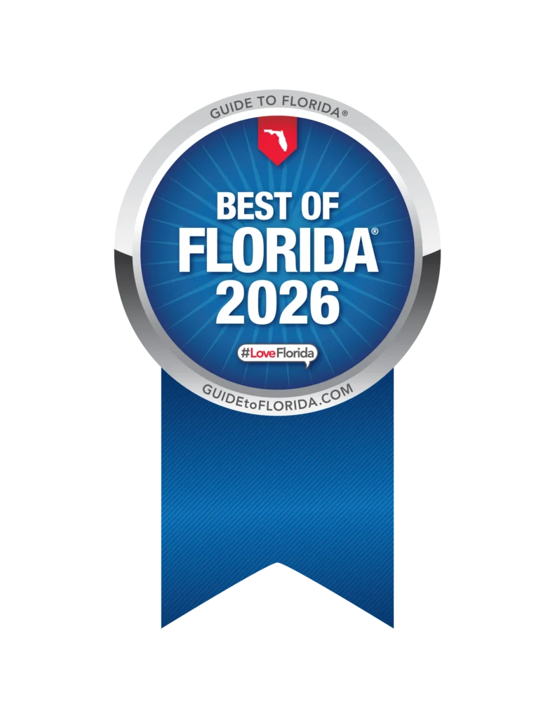 Best of Florida 2026 Maternity and Newborn Photographer badge for Lara Greenwood
